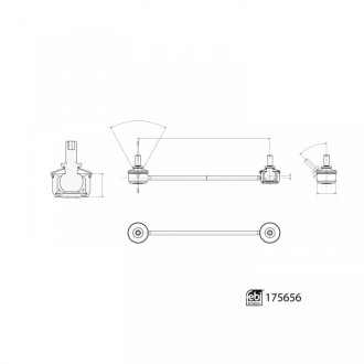 Тяга стабілізатора FEBI BILSTEIN 175656