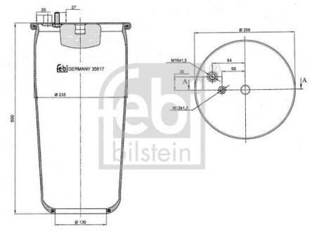 Подушка амортизуюча FEBI BILSTEIN 35617