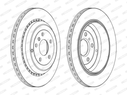 Гальмівний диск FERODO DDF1531C
