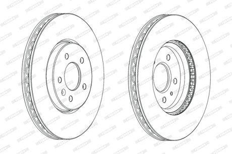 Диск гальмівний FERODO DDF2191C1
