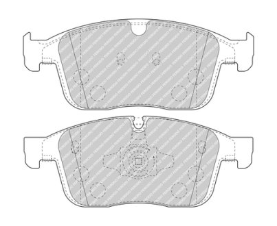 Гальмівні колодки дискові FERODO FDB4943