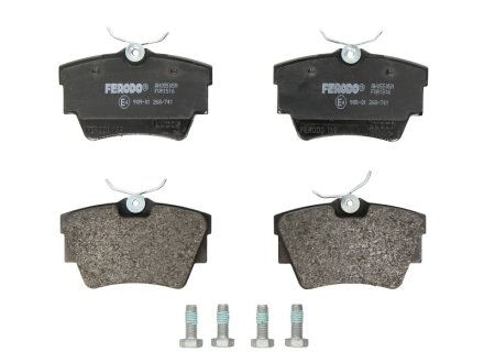 Комплект гальмівних колодок з 4 шт. дисків FERODO FVR1516