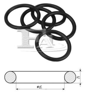 FISCHER Кільце гумове NBR 10,82 X 1,78 Fischer Automotive One (FA1) 804.360.100