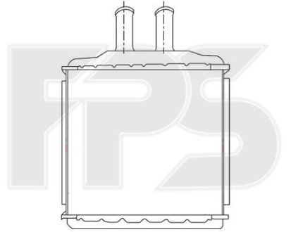 Радіатор пічки FPS FP 17 N180 (фото 1)