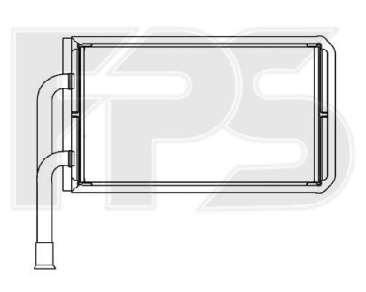 Радиатор пічки FPS FP 28 N29 (фото 1)