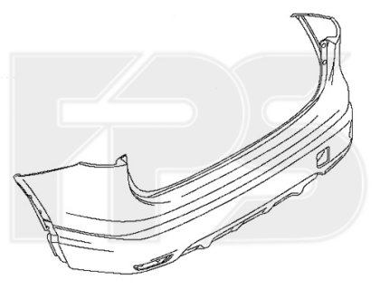 Бампер задний FPS FP 5043 950