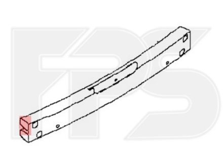 Шина бампера FPS FP 5065 980