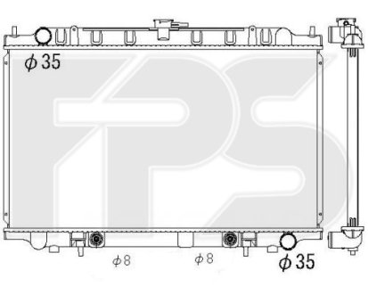 Радиатор охолодження FPS FP 50 A603