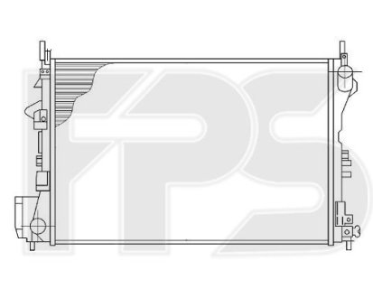 Радиатор охолодження FPS FP 52 A1093