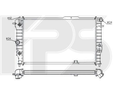 Радиатор охолодження FPS FP 52 A286