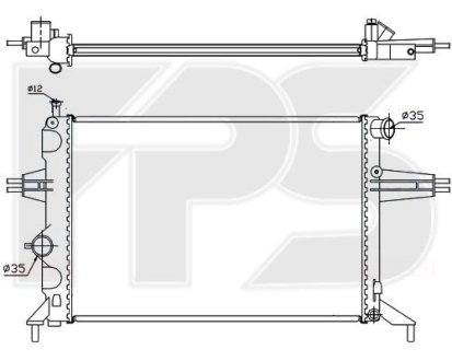 Радиатор охолодження FPS FP 52 A314