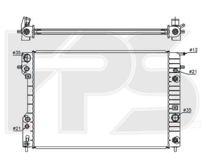 Радиатор охолодження FPS FP 52 A319