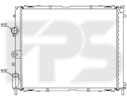 Радиатор охолодження FPS FP 56 A394