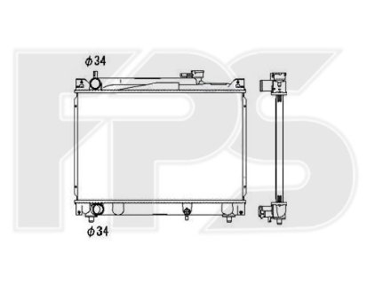 Радиатор охолодження FPS FP 68 A516
