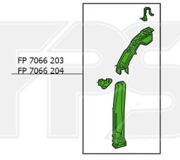 Ремчастина пластикова FPS FP 7066 204