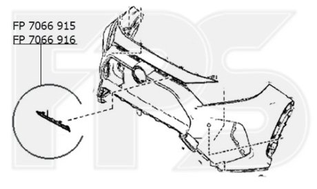 Автозапчасть FPS FP 7066 916