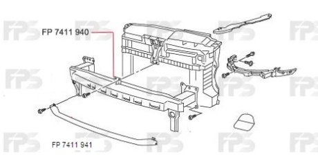 Автозапчасть FPS FP 7411 940-P