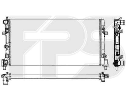 Радиатор охолодження FPS FP 74 A854 (фото 1)
