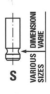 A_Клапан випускний DAIHATSU 6226/SNT EX FRECCIA R6226/SNT