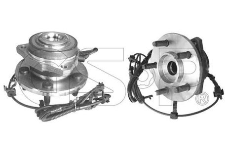 Комплект підшипника маточини колеса GSP 9327028 (фото 1)