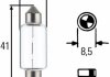 Лампа накаливания 24V 10W SV 8,58 HELLA 8GM 002 091-251 (фото 1)