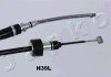 Трос стояночного тормоза левый Hyundai Accent III / KIA Rio II 1.4-1.6 (05-10) JAPKO 131H39L (фото 2)