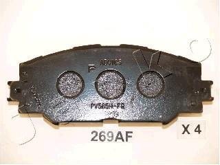 Колодки тормозные передні Toyota Auris, Verso, RAV4, Yaris, Corolla (05-16)/Subaru Trezia (10-) JAPKO 50269