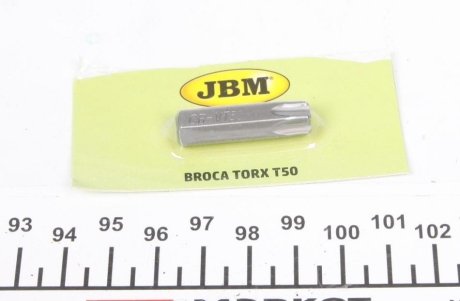 Бита шестигранная (8mm) Torx (TX) T50 JBM 10149