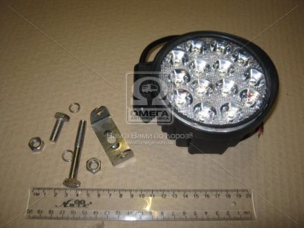 Фара LED кругла 42W, 14 ламп, 114*128мм, 3080Lm широкий промінь 9-32V 6000K (LITLEDA,) JUBANA 453701050