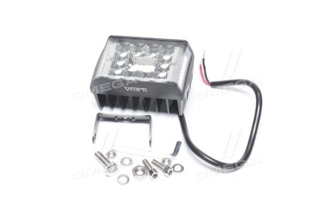 Фара LED прямокутна 12W, 12+30 ламп, 66,5*99мм, комбін. промінь 12/24V 6000K, 1710Lm (LITLEDA, JUBAN JUBANA 453701082 (фото 1)