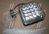 Фара LED квадр. 48W, 52 лампи, 110*107*61мм, 7500Lm гібридний промінь, 12/24V, 6000K (LITLEDA, JUBAN JUBANA 453701085 (фото 2)