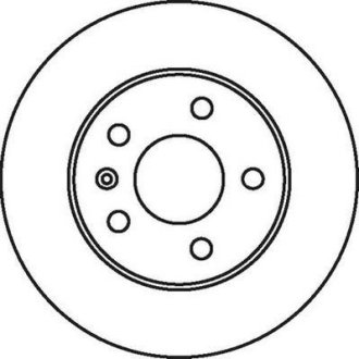 Диск тормозной (к-т 2 диска цена за 1шт.) Jurid 562072JC