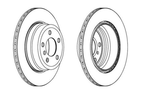 Торм.диск зад. [min 2] Jurid 562521JC