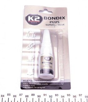 Універсальний суперклей / BOND BONDIX PLUS 10G K2 B101