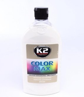 Поліроль восковий для кузова відтіняючий белый / PERFECT COLOR MAX WHITE 500ML K2 K025BI