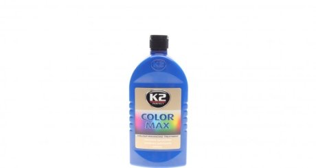 Поліроль восковий для кузова відтіняючий синий / PERFECT COLOR MAX BLUE 500ML K2 K025NI