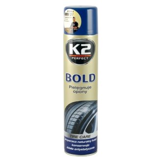 BOLD 600ml SPRAY Засіб догляду за шинами (аэрозоль) х12 K2 K1561