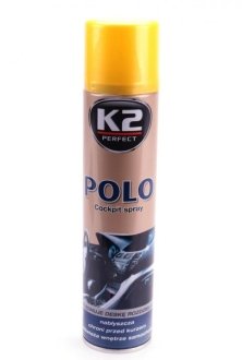 Поліроль для торпедо "лимон" / PERFECT POLO COCKPIT SPRAY 300ML LEMON K2 K403CY