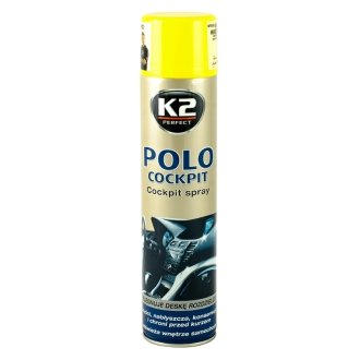 Поліроль для торпедо "лимон" / PERFECT POLO COCKPIT SPRAY 600ML LEMON K2 K406CY