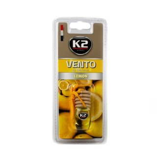 Автомобільний ароматизатор (освіжувач) повітря "лимон", блістер / VINCI VENTO LEMON 8ML K2 V455 (фото 1)