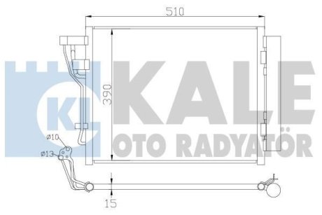 Радіатор кондиционера Hyundai I30, Kia CeeD, CeeD Sw, Pro CeeD OTO RADYATOR Kale 391600 (фото 1)