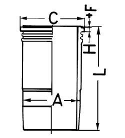 Гільза циліндра двигуна KOLBENSCHMIDT 89877110