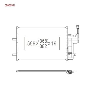 Радиатор кондиціонера KOYORAD CD060531