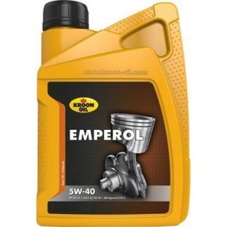 Kroon-oil 5w40 emperol (1 l)_масло мотор. синт.! \ \ acea a3/b4-12, api sn/cf, approved under vw 5 KROON OIL 02219