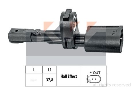 Датчик ABS (аналог EPS 1.960.017/Facet 21.0017) KW 460 017