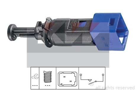 Датчик педалі гальм/сцепление (аналог EPS 1.810.195/Facet 7.1195) KW 510 195