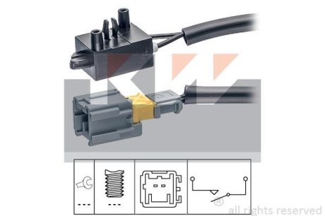 Датчик педалі гальм/сцепление (аналог EPS 1.810.210/Facet 7.1210) KW 510 210
