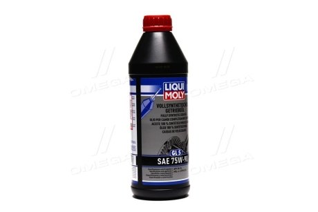 Олива трансміс. Vollsynthetisches Getriebeoil (GL-5) 75W-90 (Канистра 1л) LIQUI MOLY 1950/1414