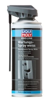 БІЛЕ МАСТИЛО-СПРЕЙ ЩО ВІДШТОВХУЄ БРУД PRO-LINE WARTUNGS-SPRAY WEISS 0 LIQUI MOLY 7387 (фото 1)