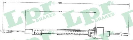 Трос сцепление LPR C0091C